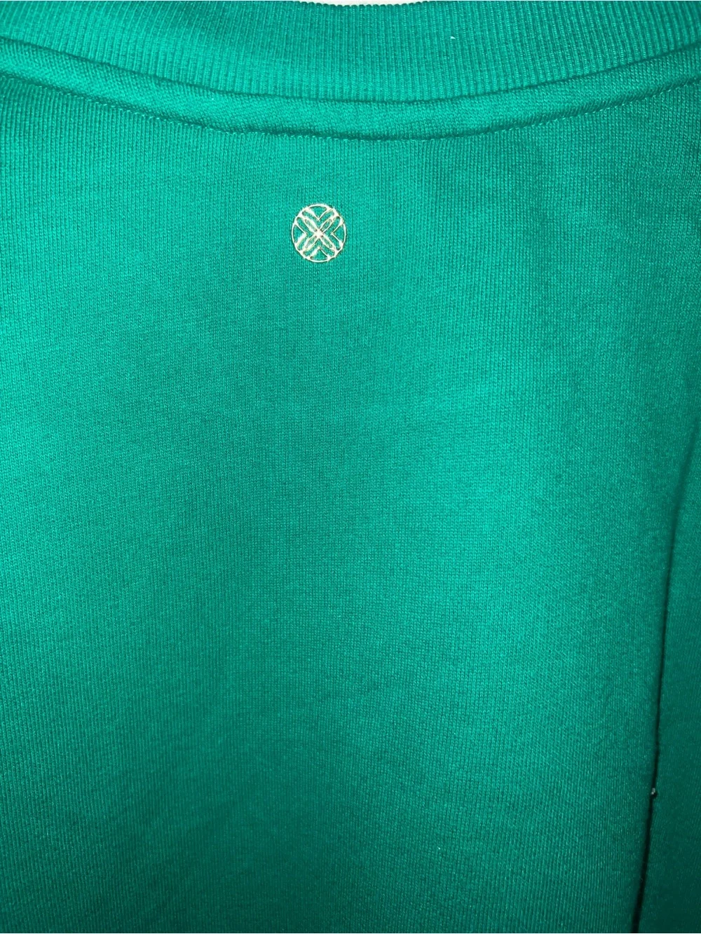 🌴NWT Lilly Pulitzer XLARGE Ballad LS Sweatshirt Fiddle Leaf Green Palm Trees - Picture 5 of 5